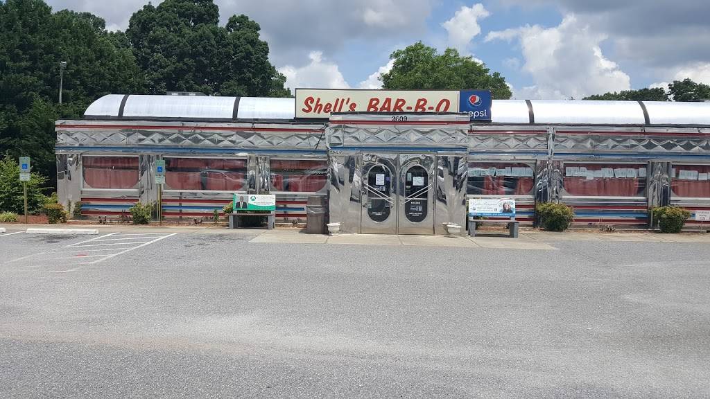 Shells Bar-B-Q | restaurant | 2609 Springs Rd NE, Hickory, NC 28601, USA | 8282562275 OR +1 828-256-2275