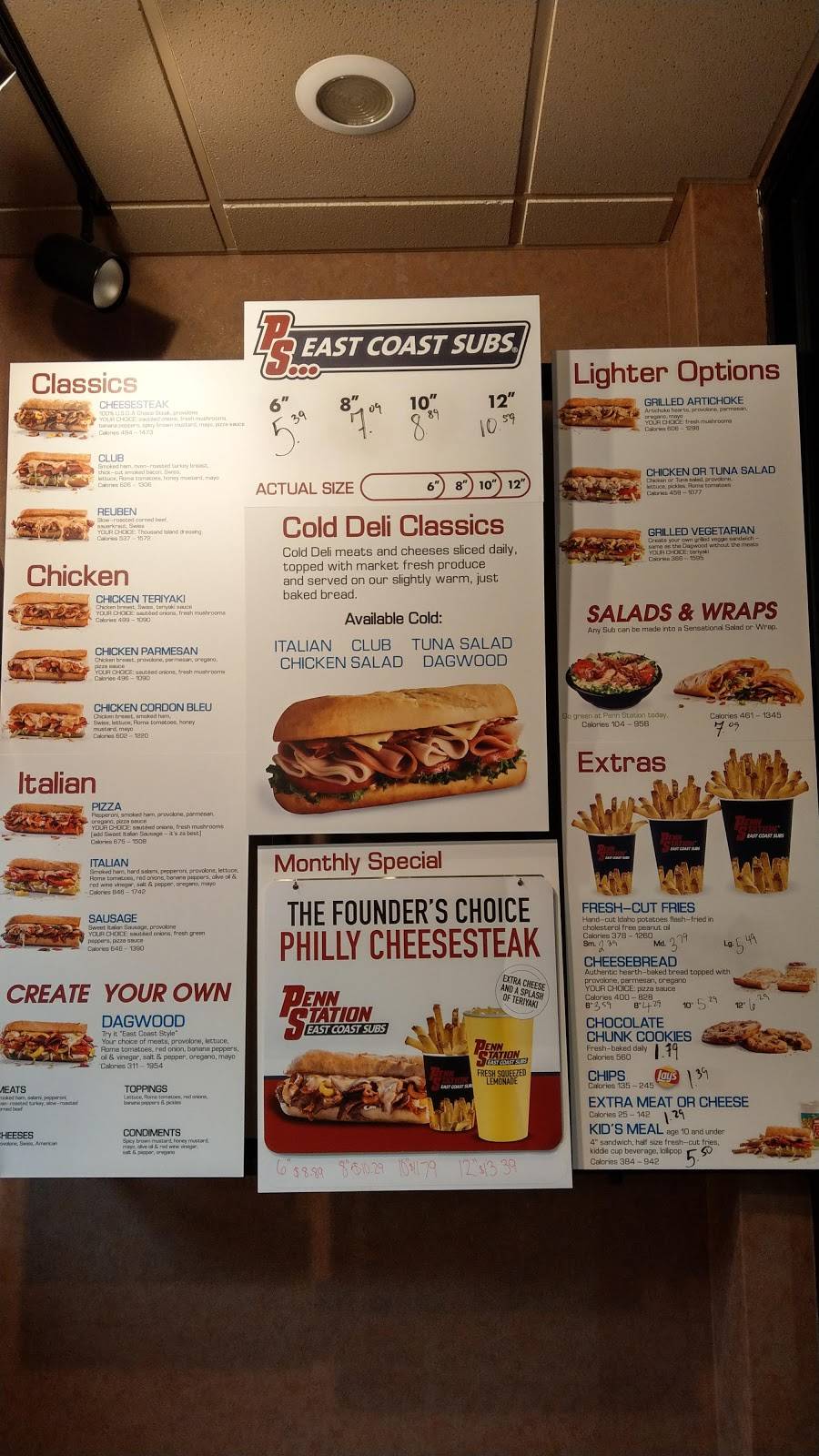 Penn Station East Coast Subs | meal takeaway | 2478 Mountaineer Blvd, South Charleston, WV 25309, USA | 3043437366 OR +1 304-343-7366