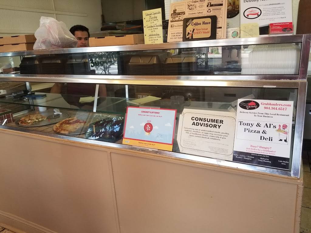 Tony And Als Deli | restaurant | 200 E Call St, Starke, FL 32091, USA | 9043680032 OR +1 904-368-0032