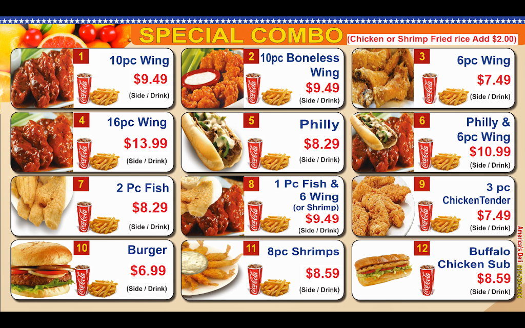 Americas Deli | restaurant | 8408, 831 Hamilton Crossing, Antioch, TN 37013, USA | 6157306038 OR +1 615-730-6038