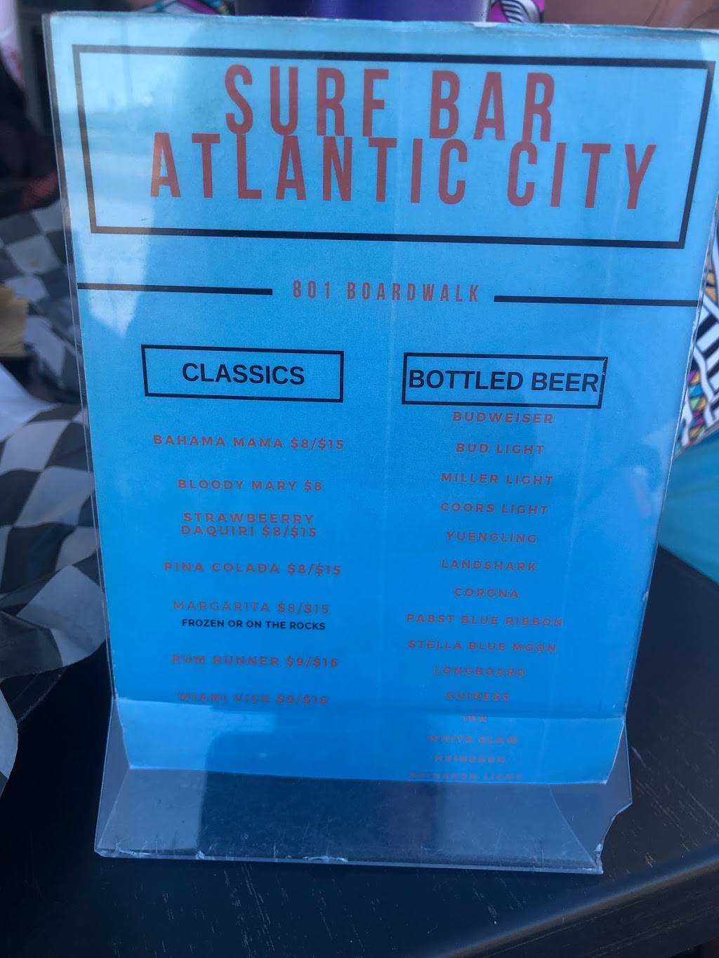 Worship Surf Bar | restaurant | 801 Boardwalk, Atlantic City, NJ 08401, USA | 6093434000 OR +1 609-343-4000