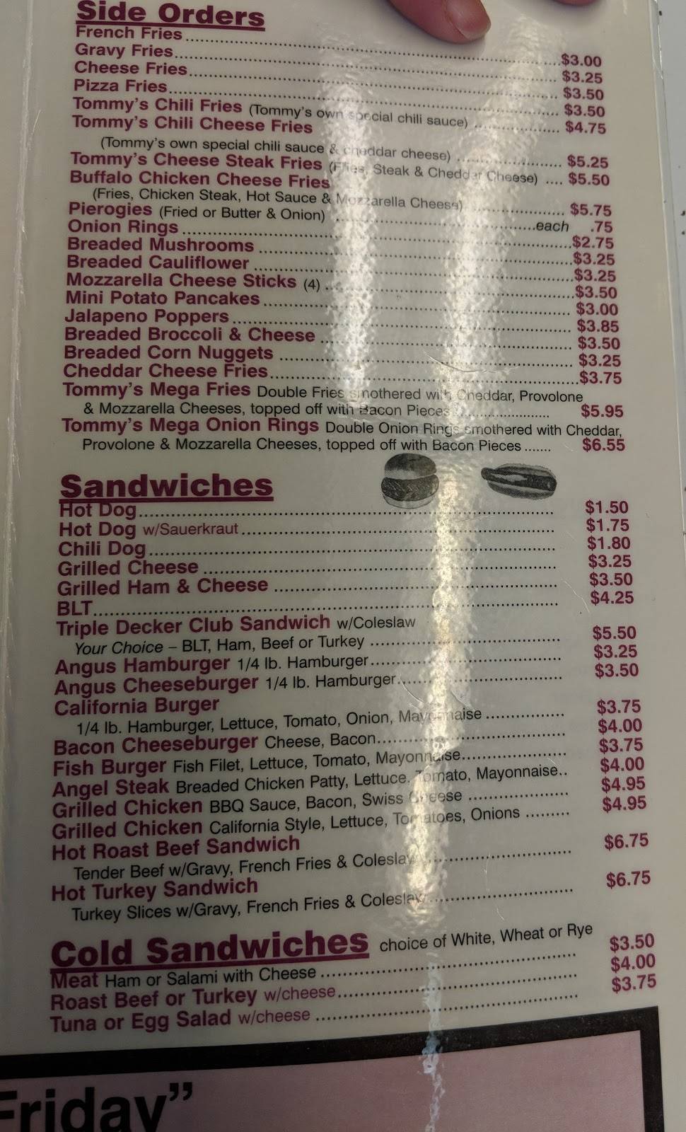 Tommys Italian Specialty Shop | restaurant | 41 N Railroad St, Tamaqua, PA 18252, USA | 5706681244 OR +1 570-668-1244