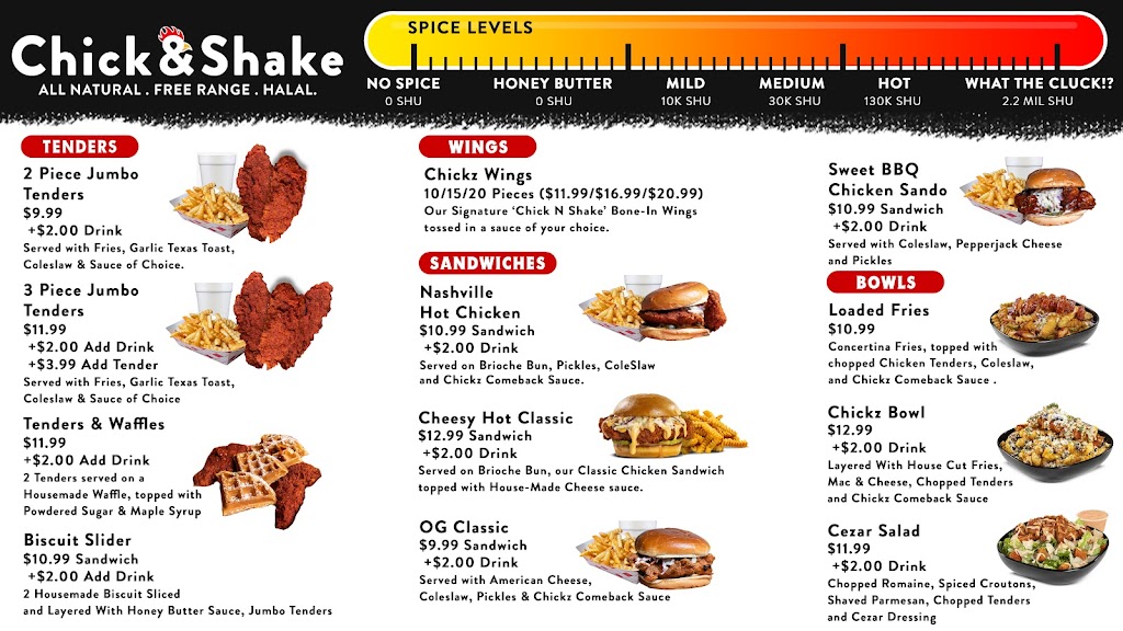 Chick&Shake | restaurant | 9611 Calumet Ave, Munster, IN 46321, USA | 2199224976 OR +1 219-922-4976