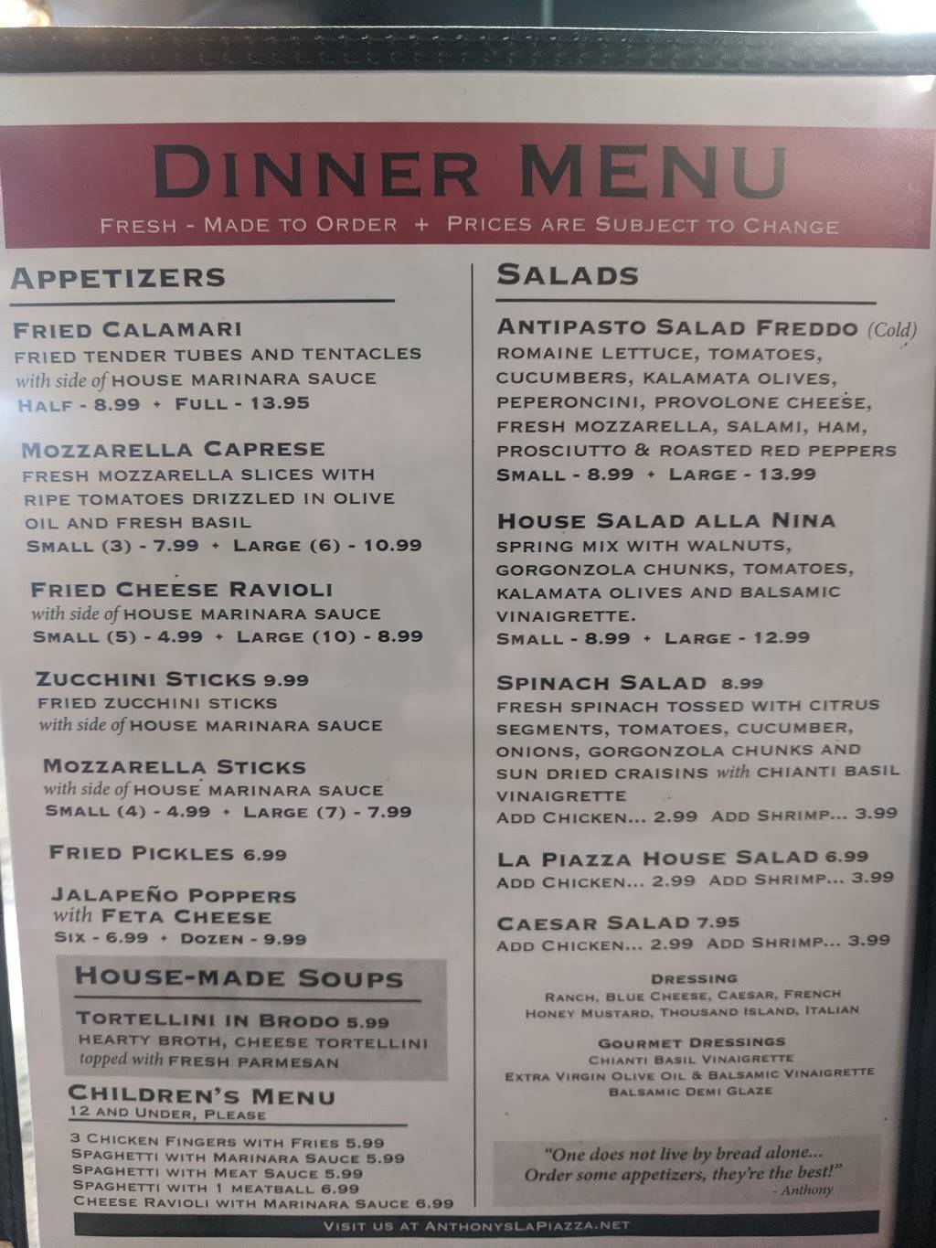 La Piazza Express | restaurant | 12330 NC-210 Ste 109, Benson, NC 27504, USA | 9199342322 OR +1 919-934-2322