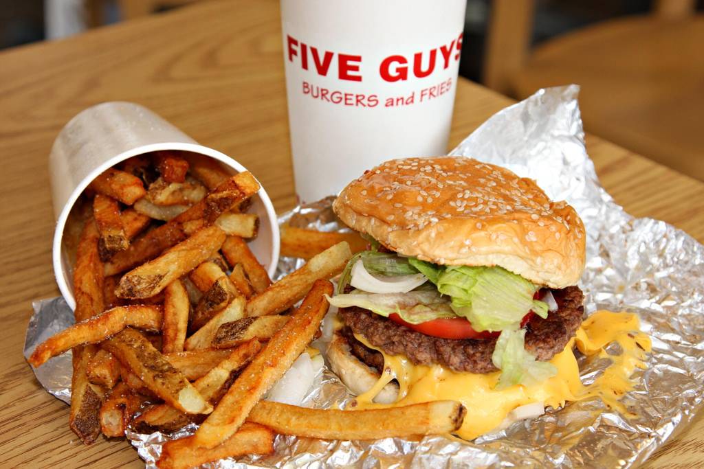Five Guys | meal takeaway | 2098 W El Camino Real, Mountain View, CA 94040, USA | 6509621882 OR +1 650-962-1882
