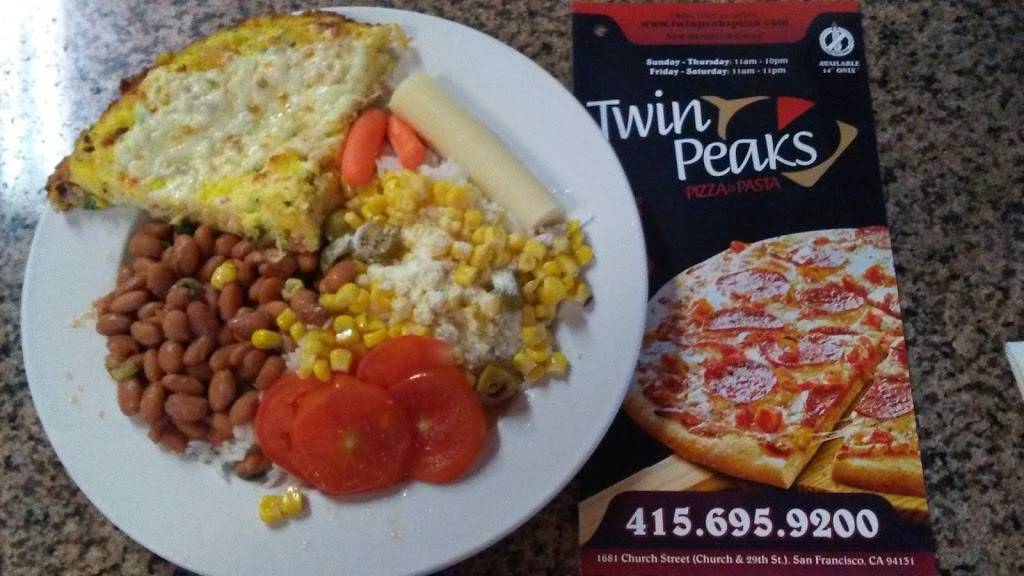 Twin Peaks Pizza & Pasta | restaurant | 1681 Church St, San Francisco, CA 94131, USA | 4156959200 OR +1 415-695-9200