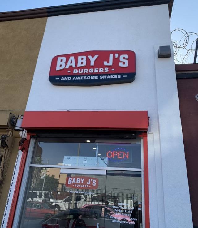 Baby J’s Burgers | restaurant | 1030 E 25th St, Los Angeles, CA 90011, USA | 2135365080 OR +1 213-536-5080