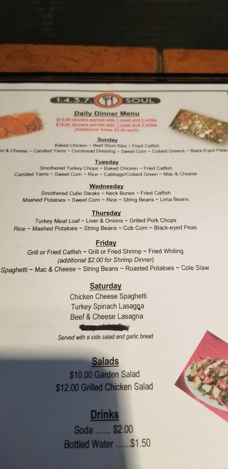 1.4.3.7. Soul Restuarant | restaurant | 11956 S Halsted St, Chicago, IL 60628, USA | 7732537685 OR +1 773-253-7685