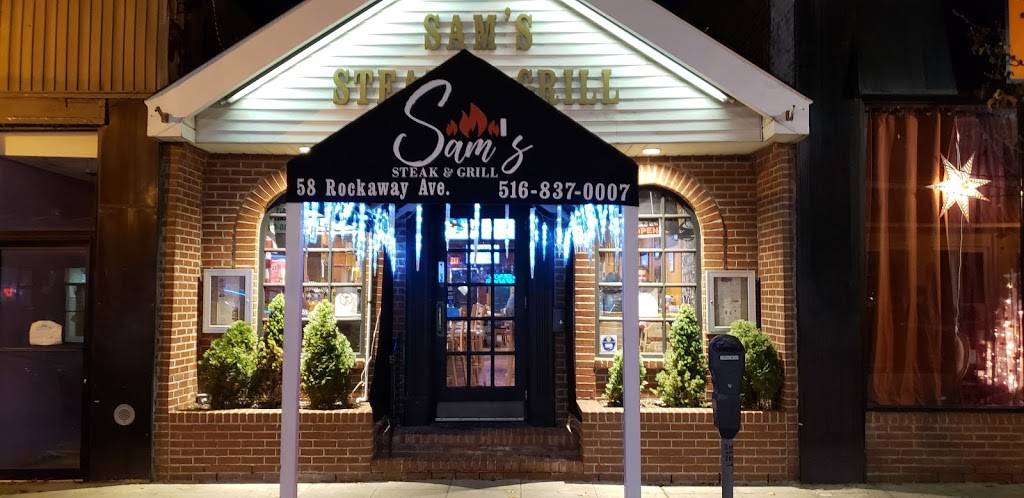 Sams Steak & Grill | restaurant | 58 Rockaway Ave, Valley Stream, NY 11580, USA | 5168370007 OR +1 516-837-0007
