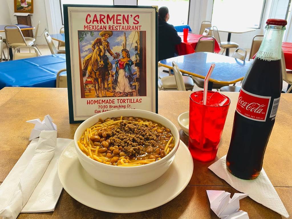 Carmen’s Mexican Restaurant | restaurant | 7030 Branching Ct, San Antonio, TX 78239, USA | 2102331433 OR +1 210-233-1433