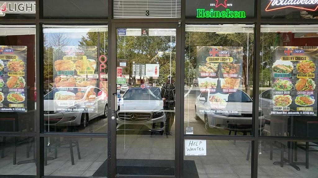 Londons Fish N Chip | restaurant | 12192 Beach Blvd, Jacksonville, FL 32246, USA | 9045164761 OR +1 904-516-4761