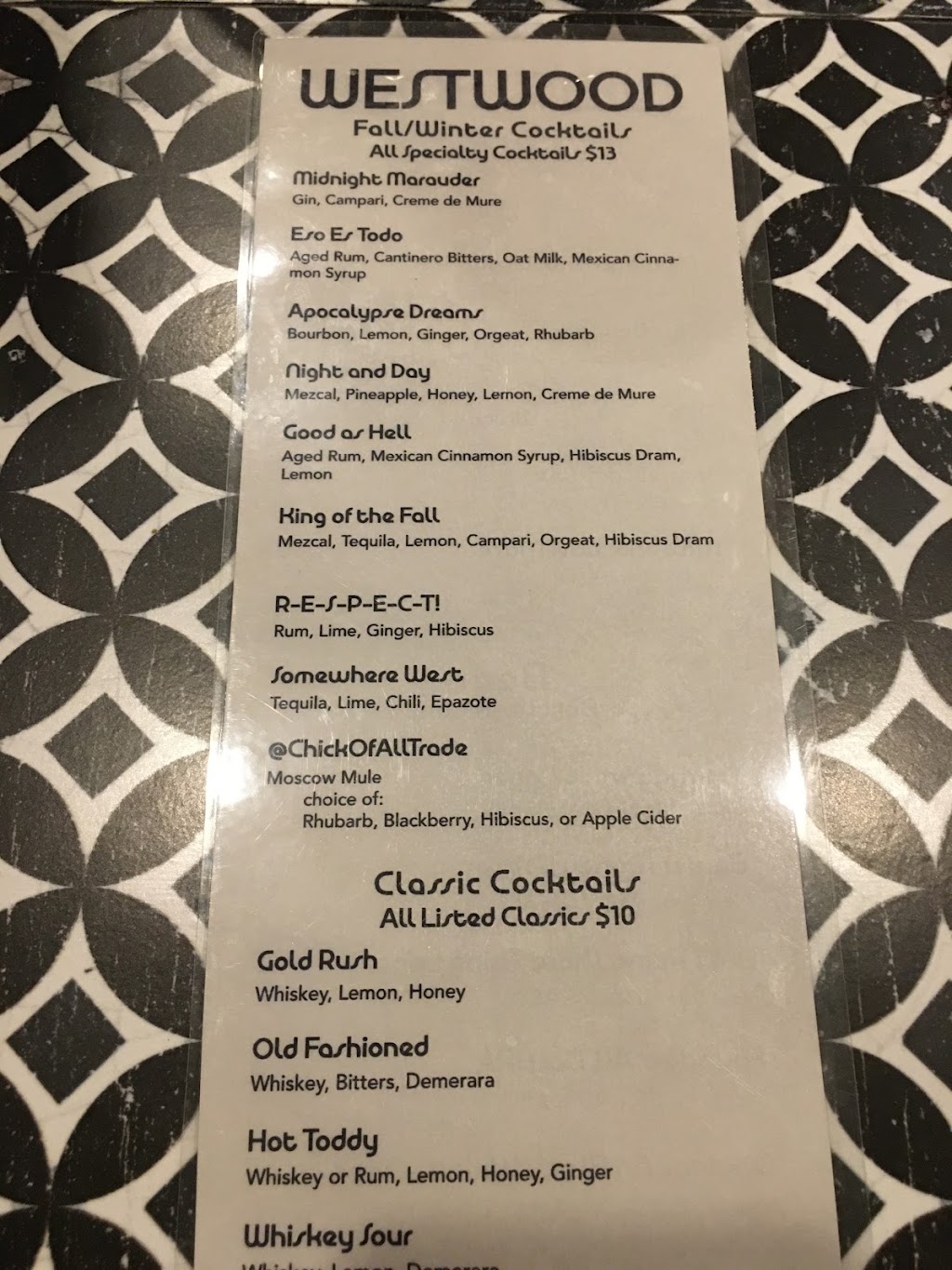 Westwood Bar | restaurant | 1715 Foster Ave, Brooklyn, NY 11230, USA | 3473506551 OR +1 347-350-6551