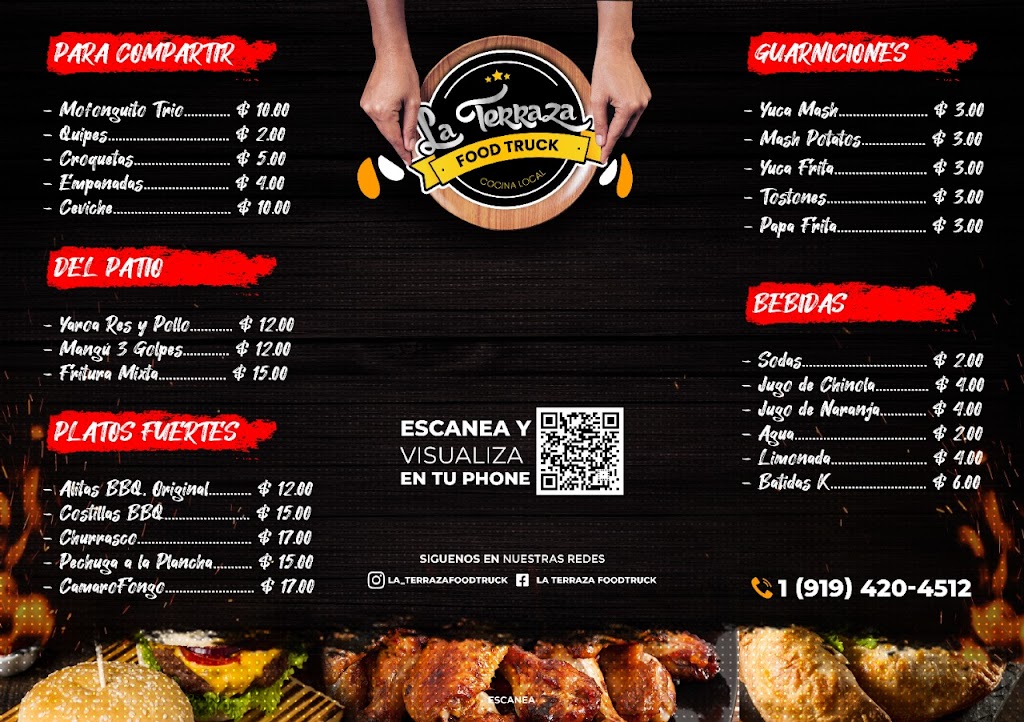 LA TERRAZA FOOD TRUCK | restaurant | 5450 Atlantic Springs Rd, Raleigh, NC 27616, USA | 9194204512 OR +1 919-420-4512