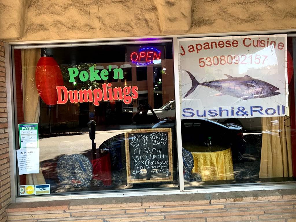 Poke N Dumplings | restaurant | 243 W 3rd St, Chico, CA 95926, USA | 5308092157 OR +1 530-809-2157