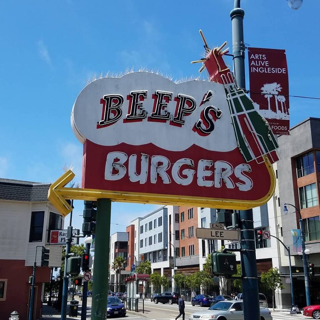 Beeps Burgers | restaurant | 1051 Ocean Ave, San Francisco, CA 94112, USA | 4155842650 OR +1 415-584-2650