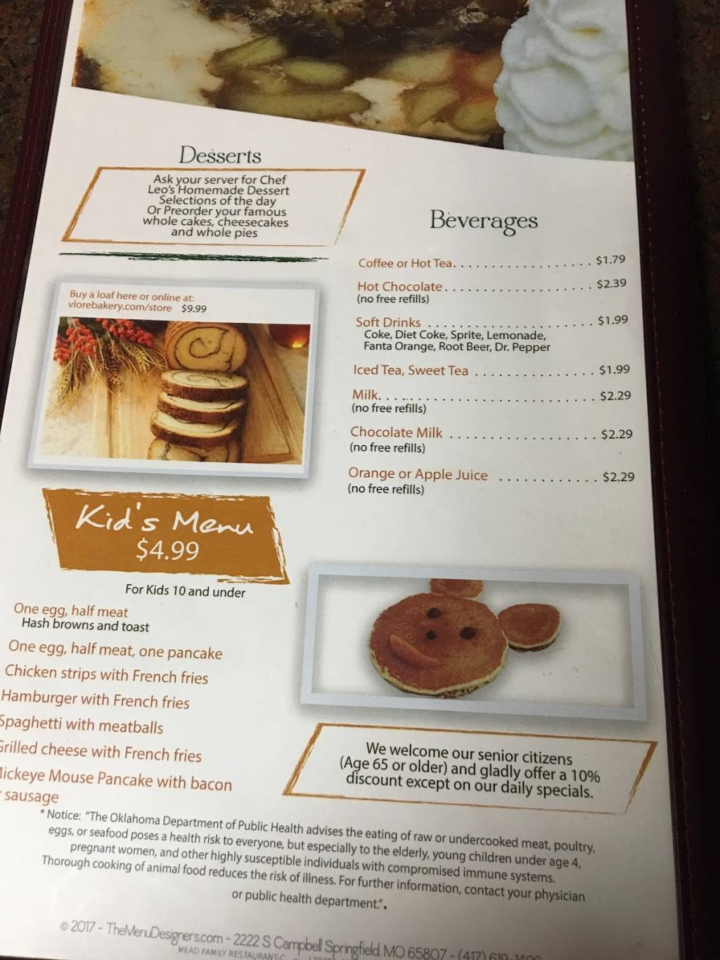 Mead family restaurant | restaurant | 8146 Old Hwy 70, Durant, OK 74701, USA | 5809319200 OR +1 580-931-9200