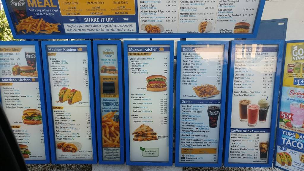 Bakers Drive-Thru | restaurant | 663 E Redlands Blvd, Redlands, CA 92373, USA | 9098845233 OR +1 909-884-5233