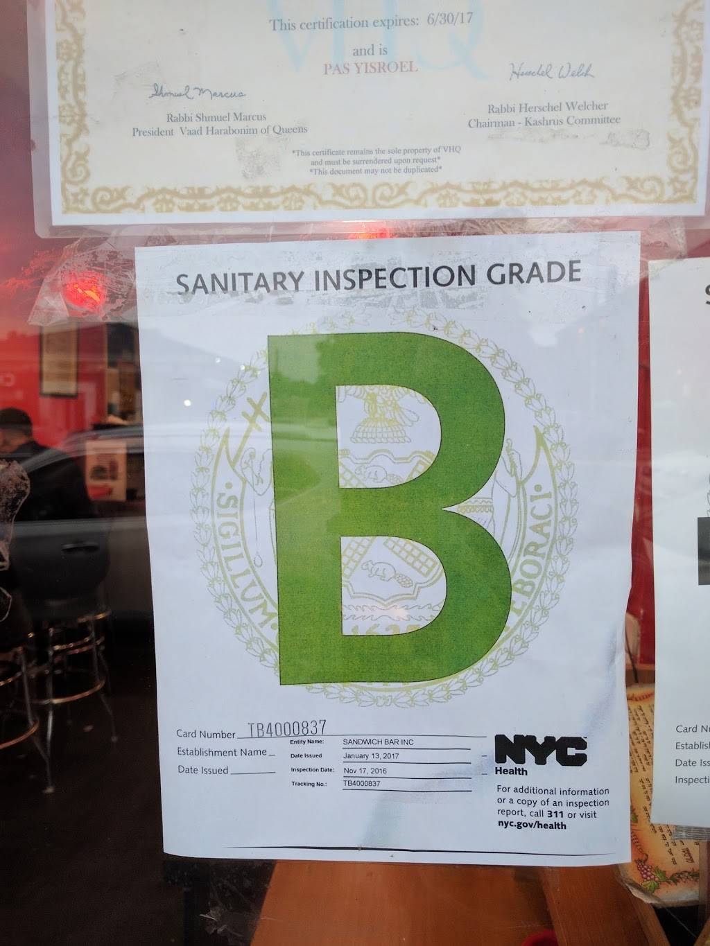 The Sandwich Bar | meal takeaway | 71-32 Main St, Flushing, NY 11367, USA | 7185441014 OR +1 718-544-1014