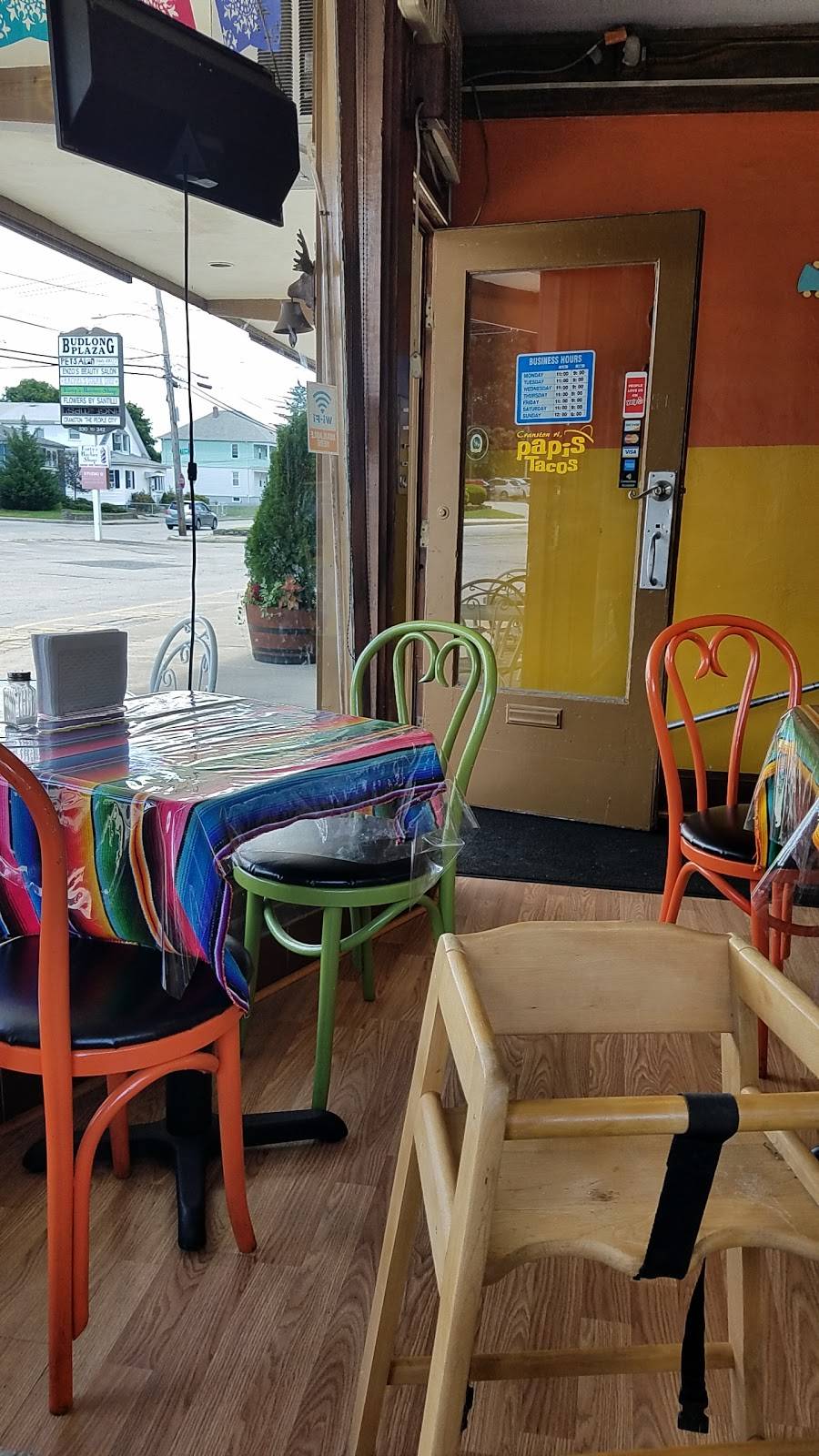 Papis Tacos (Cranston) | restaurant | 342 Budlong Rd, Cranston, RI 02920, USA | 4013831720 OR +1 401-383-1720