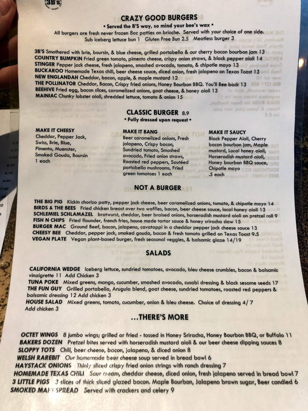 3BS Burgers, Bourbon, & Beer | restaurant | 1500 McMullen Booth Rd A13, Clearwater, FL 33759, USA | 7274747399 OR +1 727-474-7399