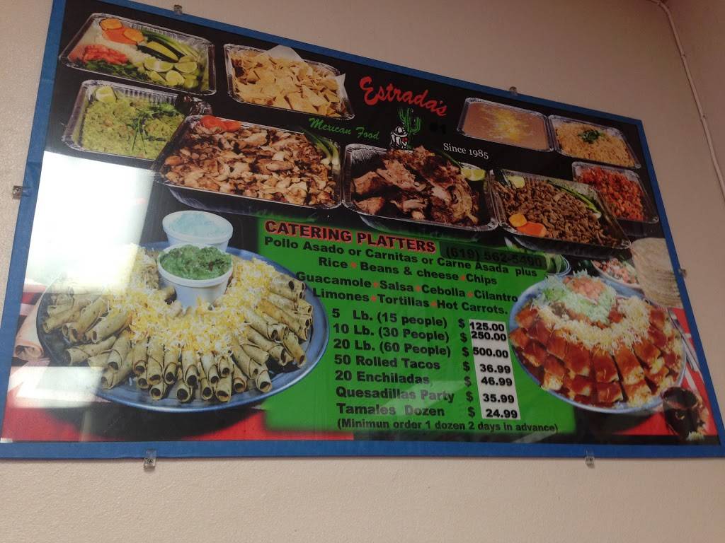 Estradas Mexican Food | restaurant | 8528 N Magnolia Ave #107, Santee, CA 92071, USA | 6195625490 OR +1 619-562-5490