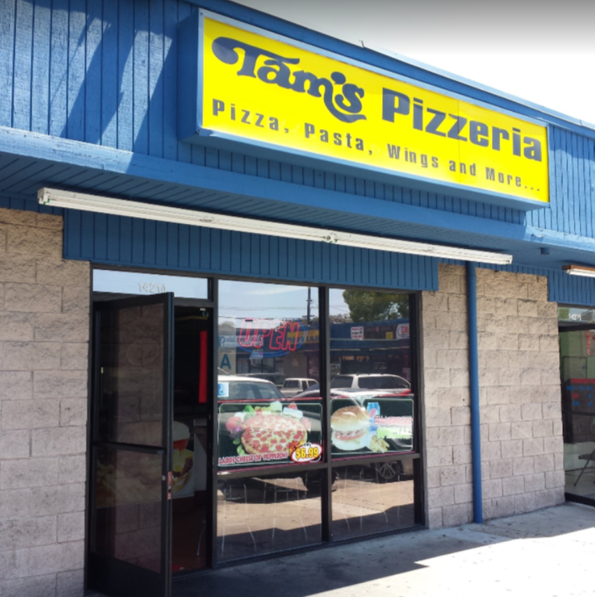Tams Pizzeria | restaurant | 14214 Bellflower Blvd, Bellflower, CA 90706, USA | 5629257700 OR +1 562-925-7700