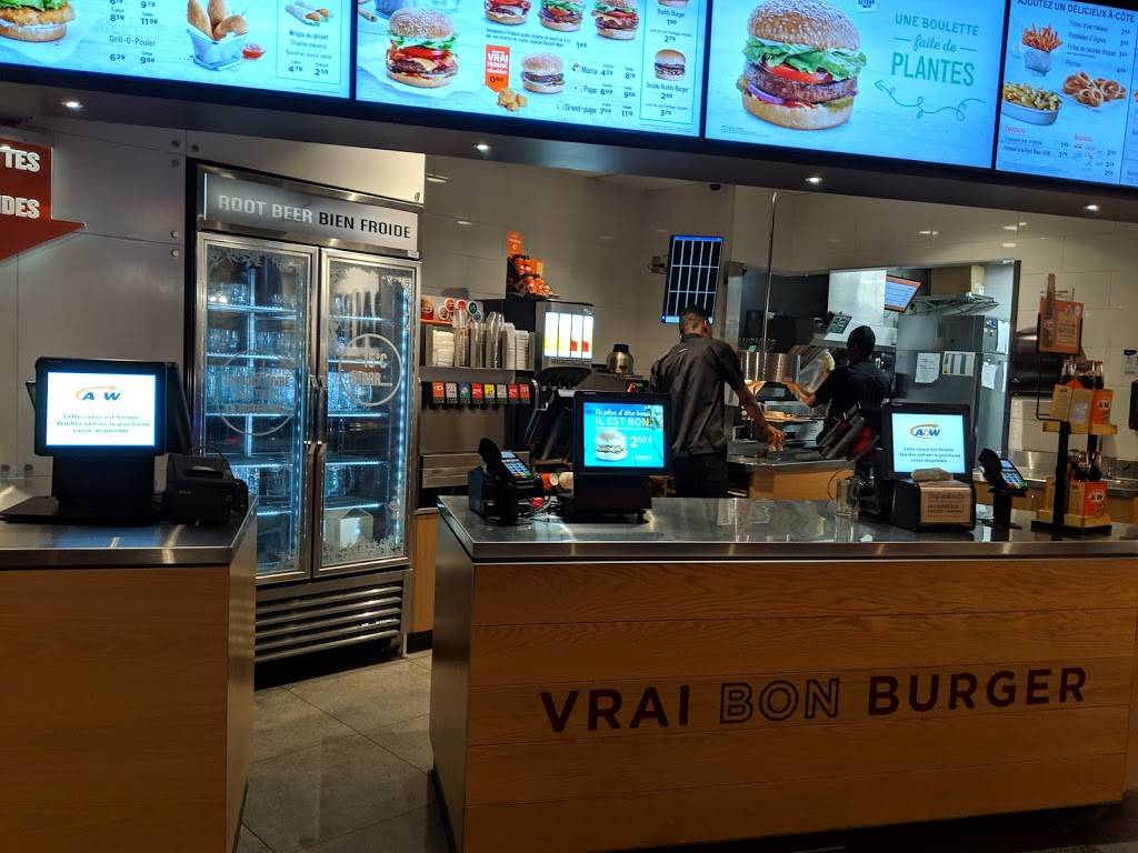A&W Canada | restaurant | 5120 Chemin Queen Mary, Montréal, QC H3W 1X2, Canada | 5143031205 OR +1 514-303-1205