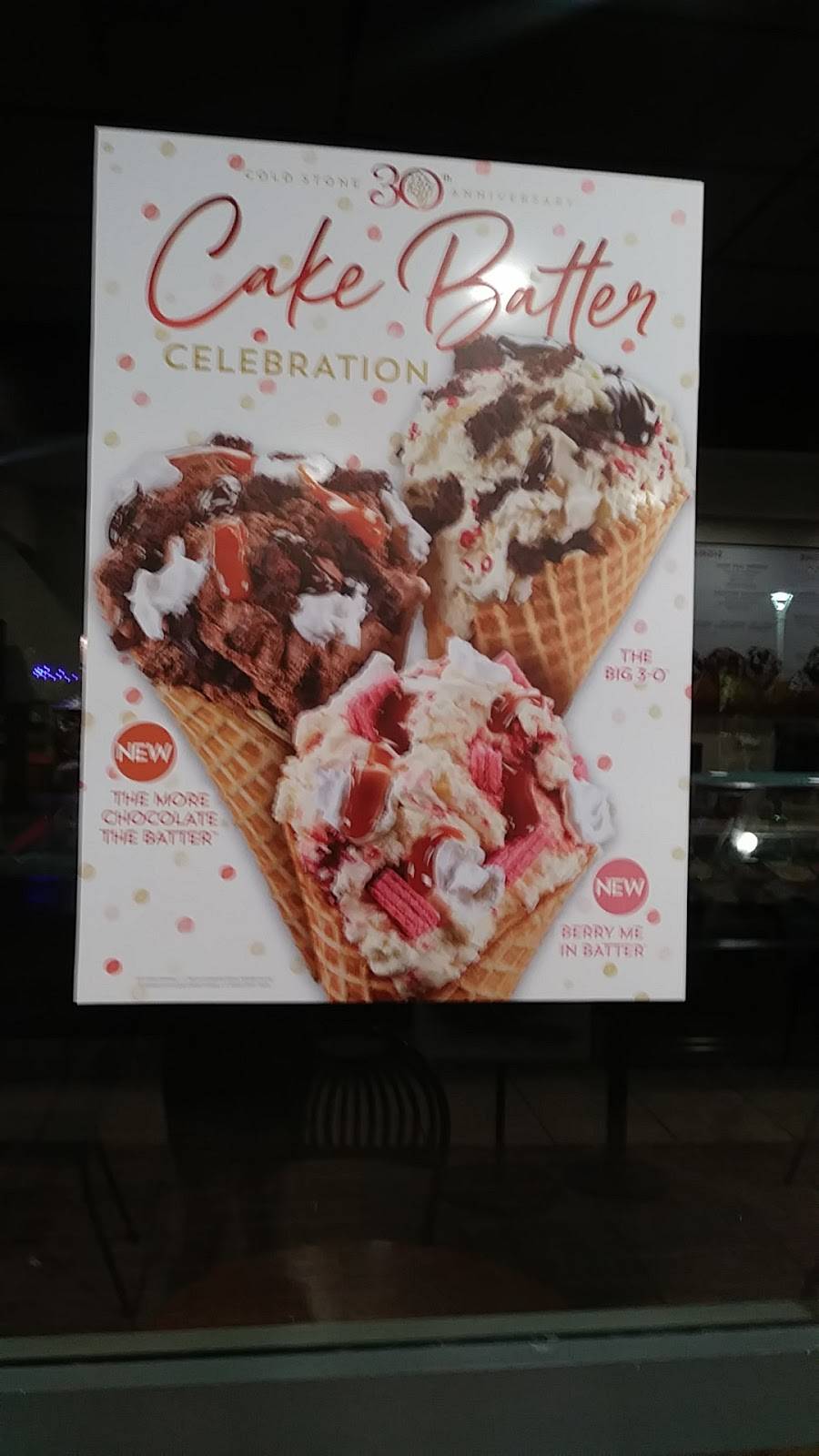 Cold Stone Creamery | bakery | 10210 W McDowell Rd Ste 160, Avondale, AZ 85392, USA | 6239329205 OR +1 623-932-9205