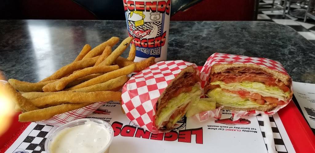 Legends Burgers | restaurant | 8775 Base Line Rd, Rancho Cucamonga, CA 91730, USA | 9099419555 OR +1 909-941-9555