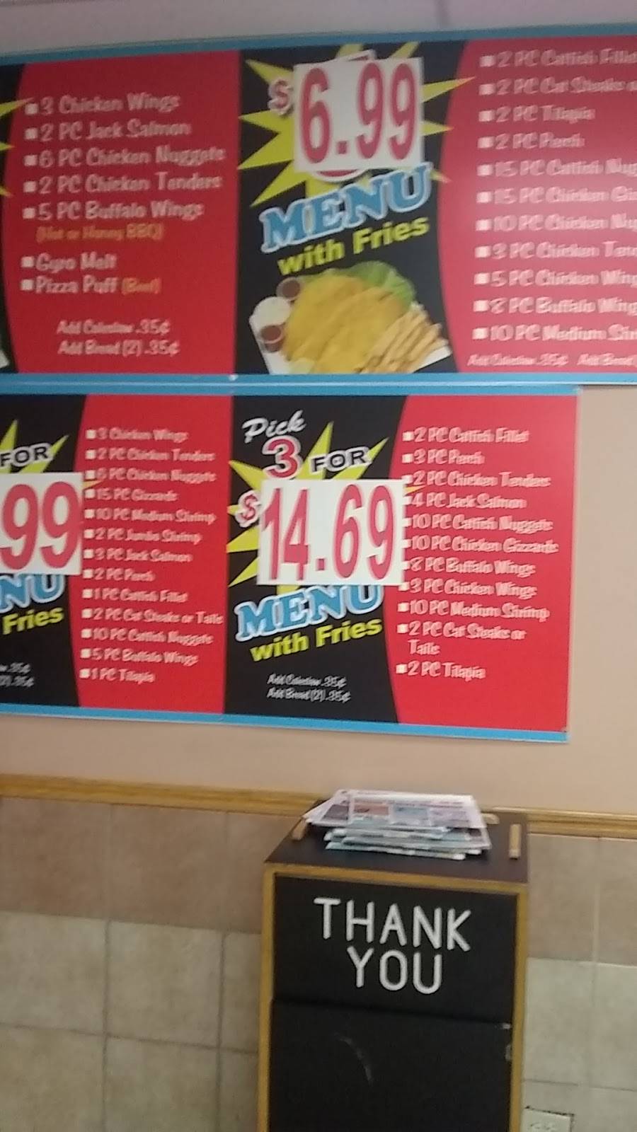 Captain Fresh Fish & Chicken | restaurant | 1633 E Court St, Kankakee, IL 60901, USA | 8159338422 OR +1 815-933-8422