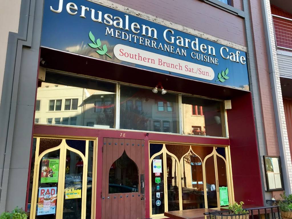 Jerusalem Garden Café | restaurant | 78 Patton Ave, Asheville, NC 28801, USA | 8282540255 OR +1 828-254-0255