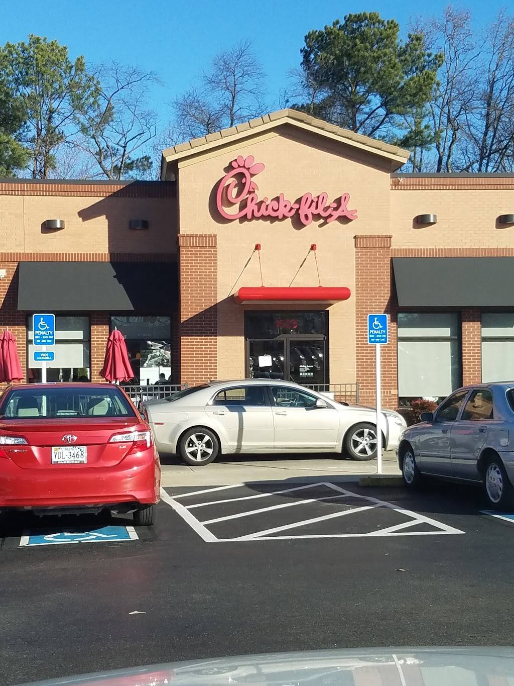 Chick-fil-A | restaurant | 1529 N Parham Rd, Richmond, VA 23229, USA | 8042824285 OR +1 804-282-4285