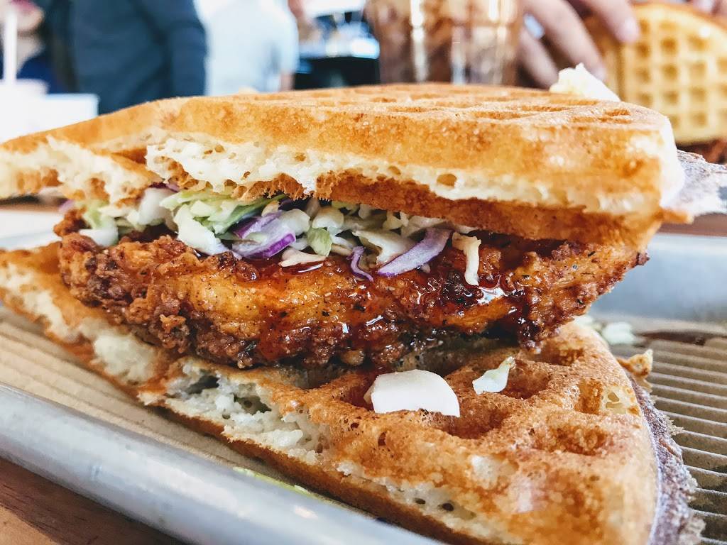 Bruxie Original Fried Chicken & Waffle Sandwich | meal takeaway | 215 W Birch St, Brea, CA 92821, USA | 7142551188 OR +1 714-255-1188