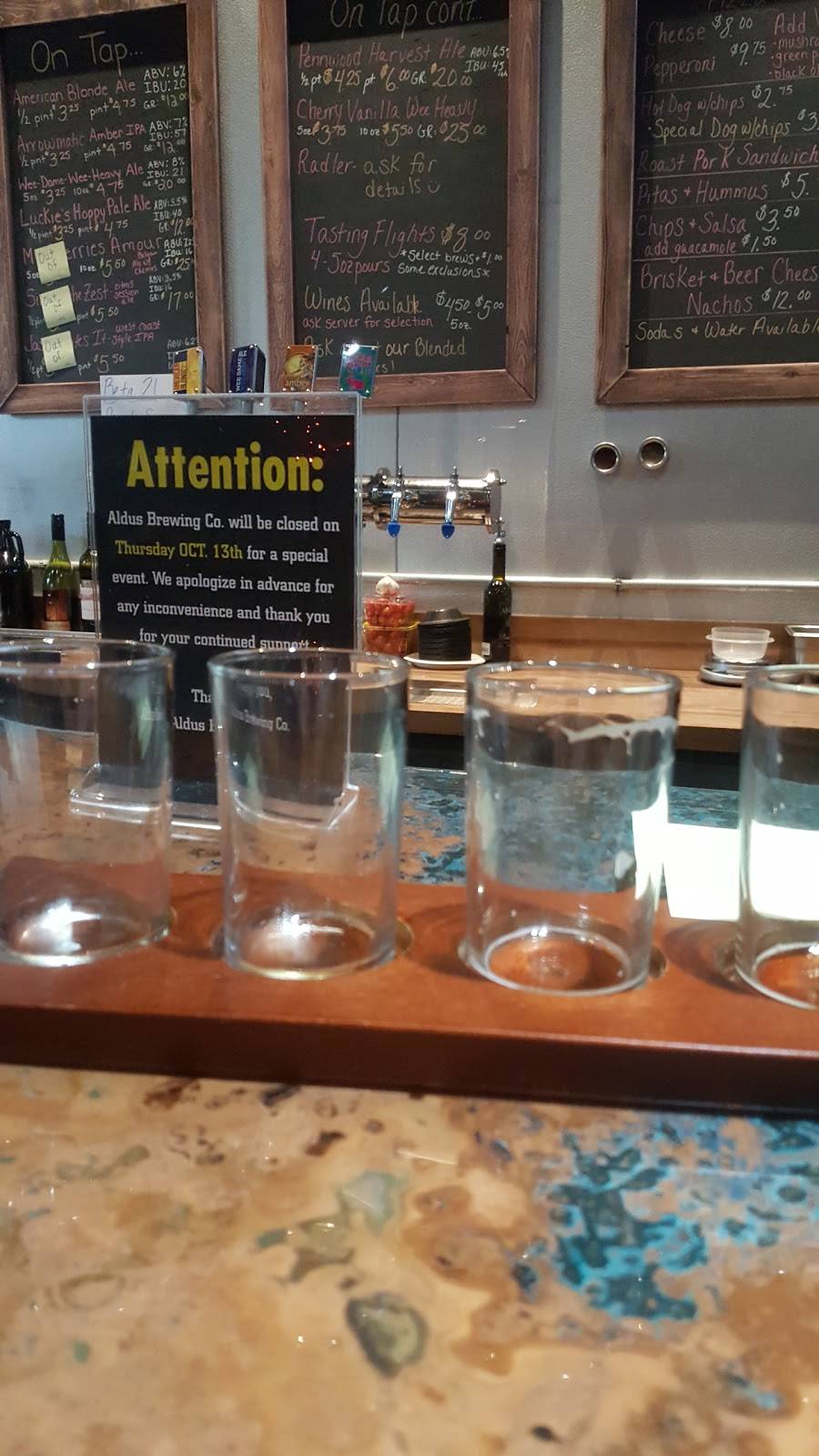 Aldus Brewing Company | restaurant | 555 Centennial Ave, Hanover, PA 17331, USA | 7176342407 OR +1 717-634-2407