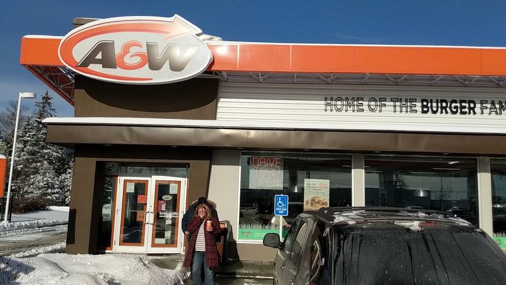 A&W Canada | restaurant | 1586 Centennial Dr, Kingston, ON K7P 0C7, Canada | 6133890380 OR +1 613-389-0380