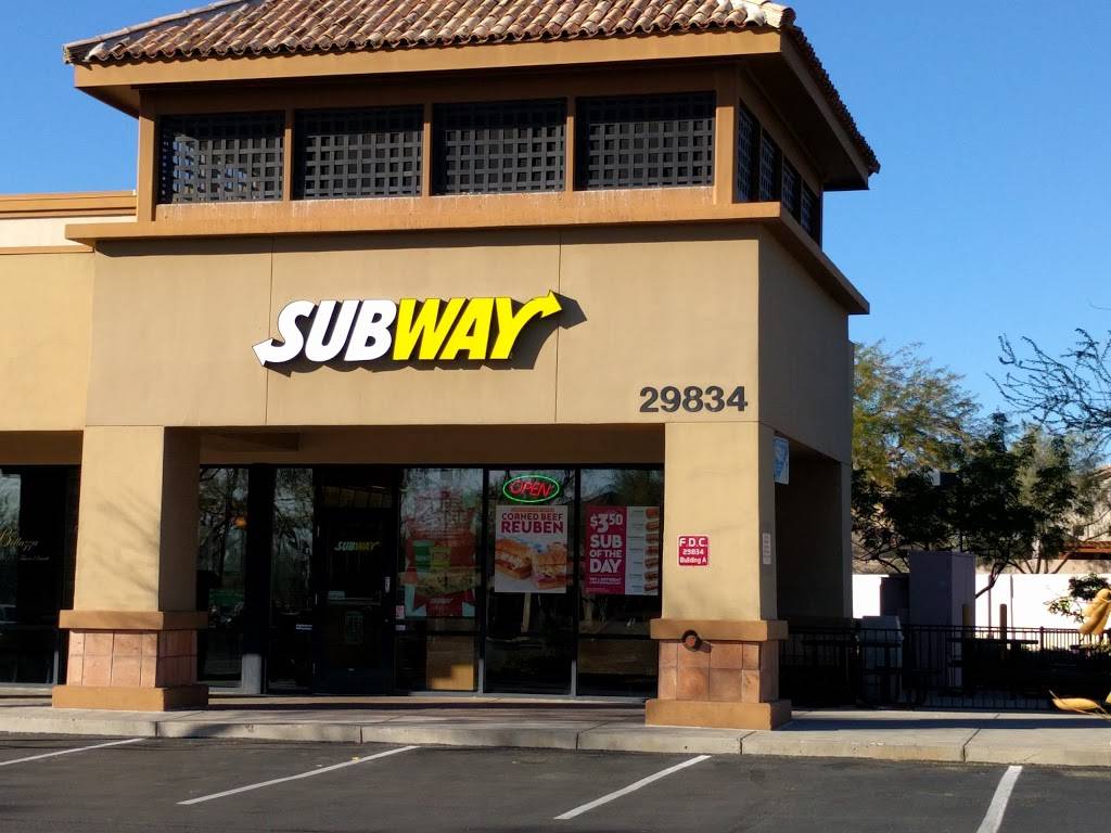 Subway Restaurants | restaurant | 29834 N Cave Creek Rd Suite 100, Cave Creek, AZ 85331, USA | 4805133740 OR +1 480-513-3740