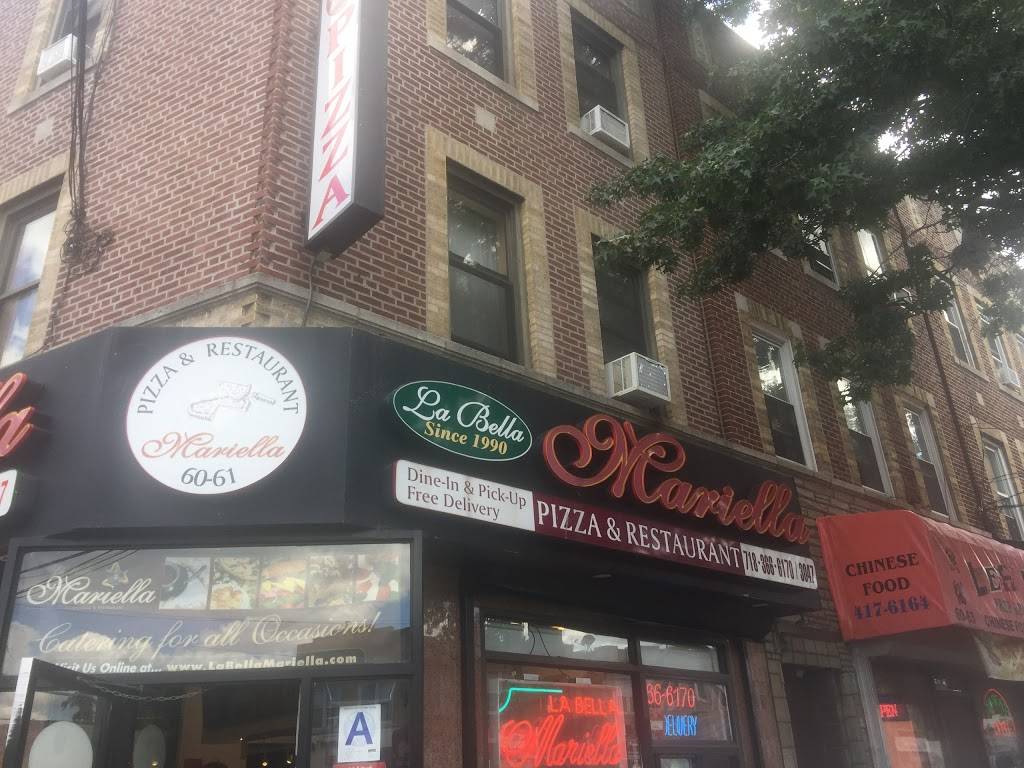 La Bella Mariella | restaurant | 3579, 6061 Fresh Pond Rd, Flushing, NY 11378, USA | 7183666170 OR +1 718-366-6170