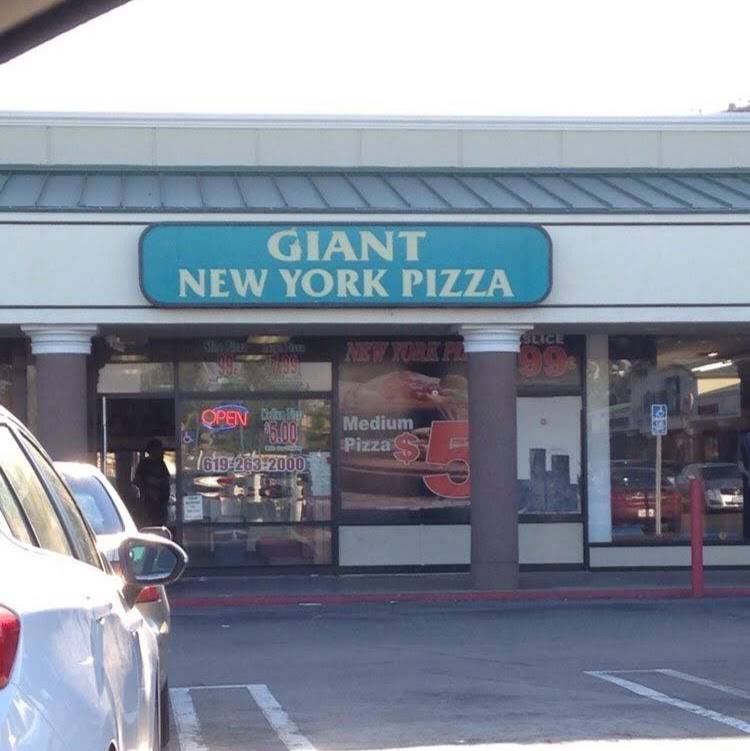 Giant New York Pizza | restaurant | 8 N Euclid Ave B, National City, CA 91950, USA | 6192632000 OR +1 619-263-2000