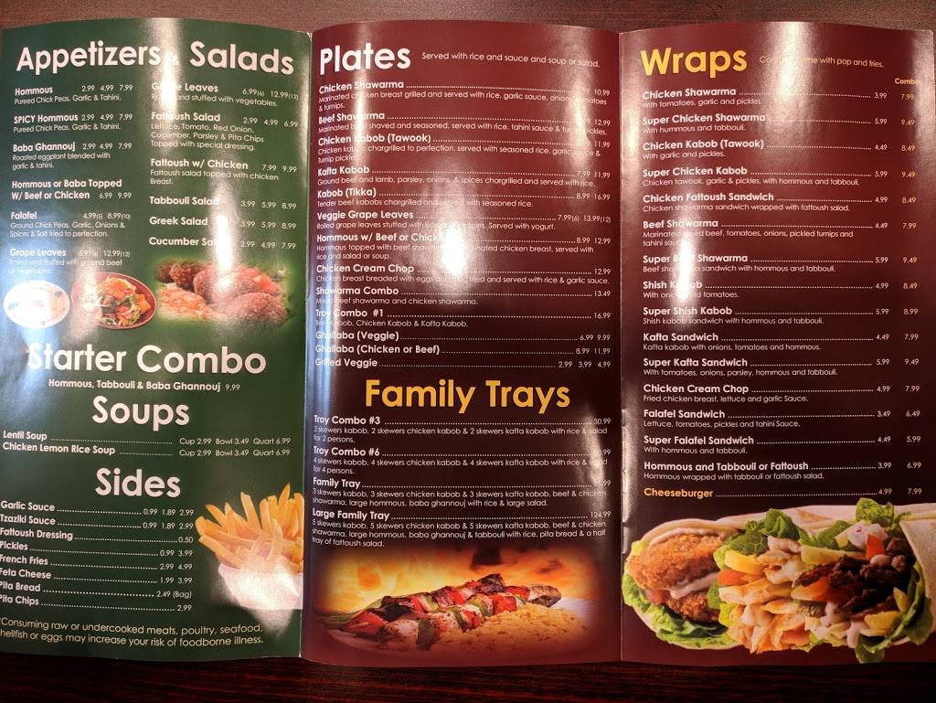 Troy Kabob | restaurant | 4977 Livernois Rd, Troy, MI 48098, USA | 2482509065 OR +1 248-250-9065