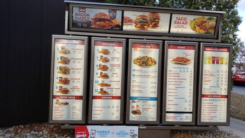 Wendys | restaurant | 316 N Broadway, Salem, NH 03079, USA | 6038981996 OR +1 603-898-1996