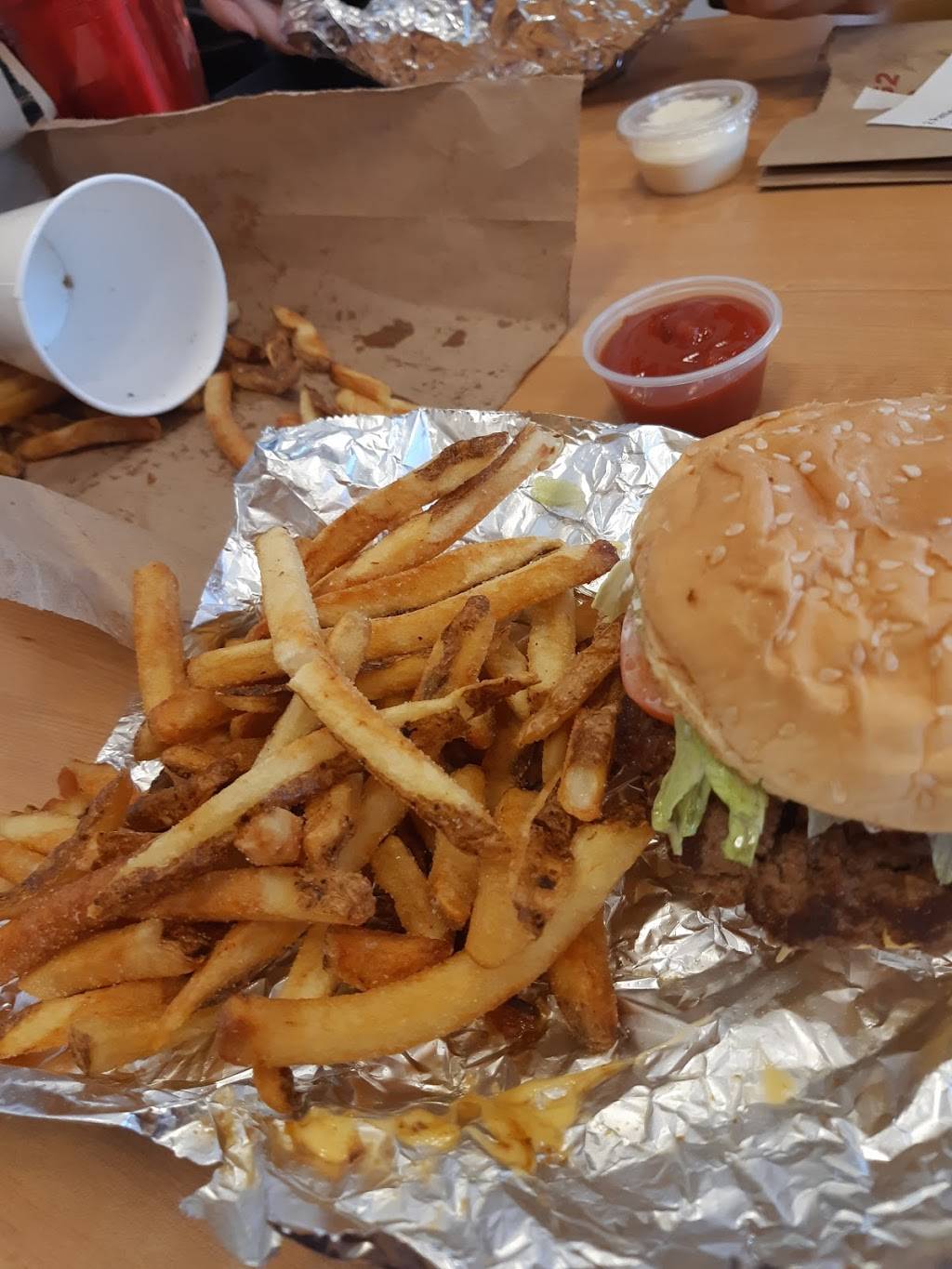 Five Guys | meal takeaway | 1181 Greenbank Rd, Nepean, ON K2J 4Y6, Canada | 6138230093 OR +1 613-823-0093