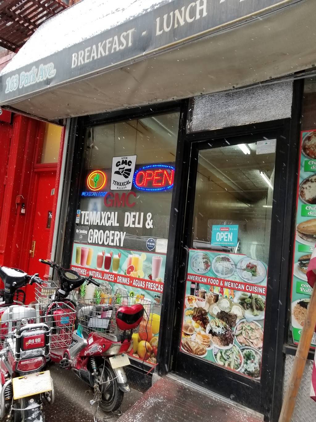 GMC Temaxcal Deli & Grocery Crp | meal takeaway | 163 Park Ave, Brooklyn, NY 11205, USA | 7183078100 OR +1 718-307-8100