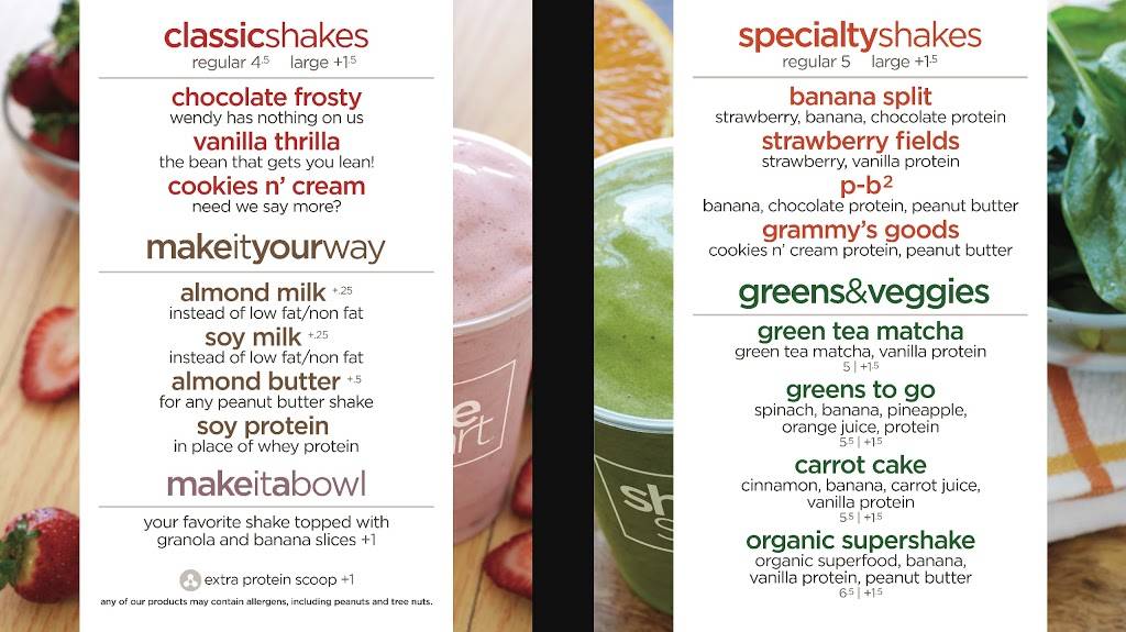 Shake Smart | restaurant | 18111 Nordhoff St, Northridge, CA 91330, USA | 8584618313 OR +1 858-461-8313