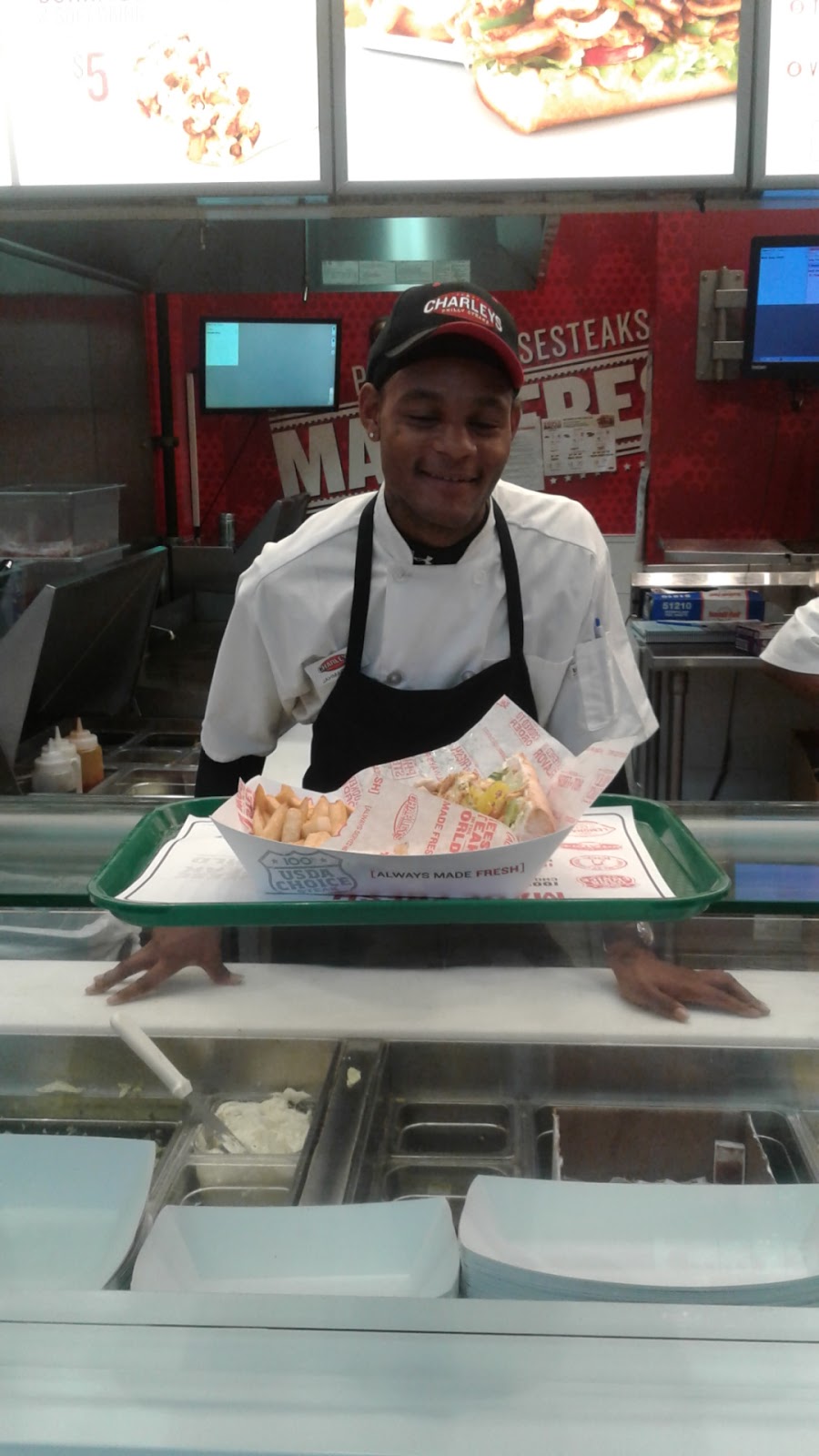 Charleys Cheesesteaks | restaurant | 4700 Millhaven Rd Ste 1048, Monroe, LA 71203, USA | 3183988690 OR +1 318-398-8690