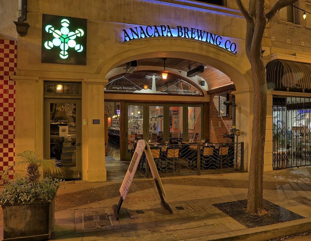 Anacapa Brewing Company | restaurant | 472 E Main St, Ventura, CA 93001, USA | 8056432337 OR +1 805-643-2337