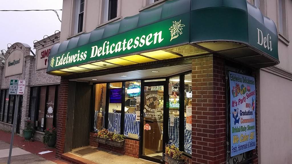 Edelweiss Delicatessen & Caterers | restaurant | 86 E Main St, Kings Park, NY 11754, USA | 6315445404 OR +1 631-544-5404