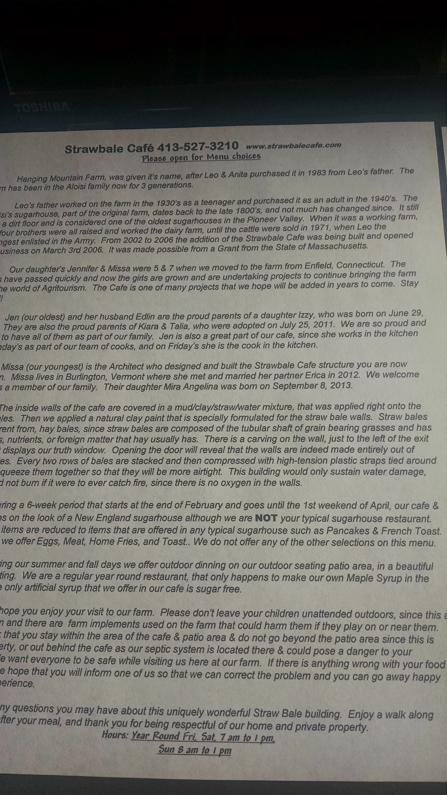 The Strawbale Cafe and Gift Shop at Hanging Mountain Farm | restaurant | 188 N Rd, Westhampton, MA 01027, USA | 4135273210 OR +1 413-527-3210