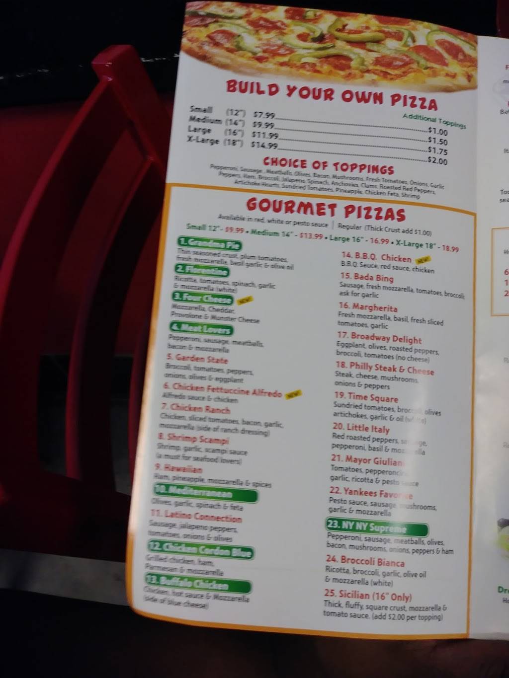 New York New York Pizza | restaurant | 5509 E Fowler Ave, Temple Terrace, FL 33617, USA | 8132529900 OR +1 813-252-9900