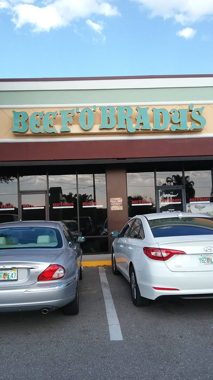 Beef O Bradys | restaurant | 205 Apollo Beach Blvd, Apollo Beach, FL 33572, USA | 8136411989 OR +1 813-641-1989