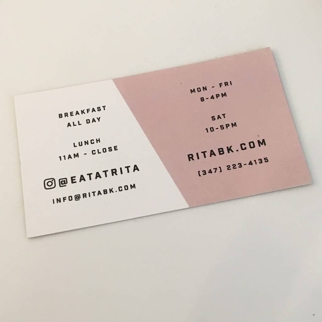 Rita | restaurant | 293 Van Brunt St, Brooklyn, NY 11231, USA | 3472234135 OR +1 347-223-4135